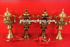 Đôi đèn lồng thờ cúng cao 38 cm