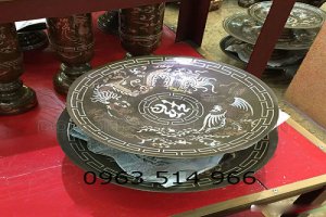 Mâm Bồng Khảm Bạc Chữ Phúc