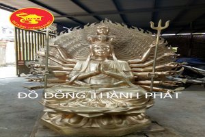 Đúc Tượng Phật Thiên Thù Thiên Nhãn Bằng Đồng Cao 1,6m