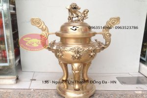 Bộ Đồ Thờ Cúng Đỉnh Đồng Nho Phúc 60